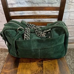 Green handbag